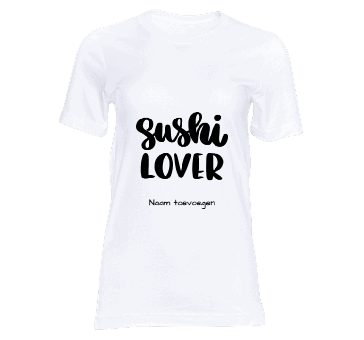Dames t-shirt Sushi lover