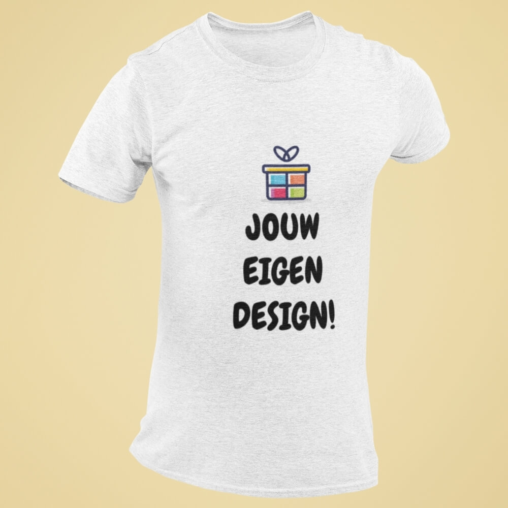 Heren t-shirt met eigen tekst ontwerpen