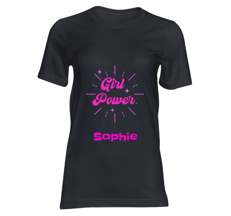 Dames t-shirt Girlpower