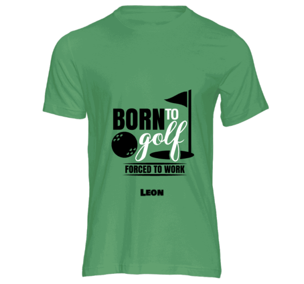 heren t shirt born to golf t