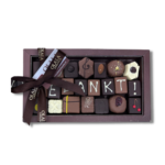 Handgemaakte Chocolade Bonbons van Olala Chocola met eigen boodschap